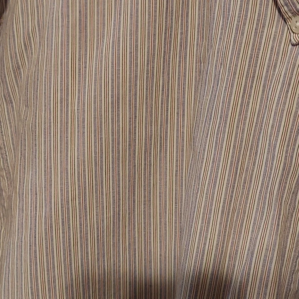 Hunt Club Striped Short Sleeve Men's Shirt Size 16.5